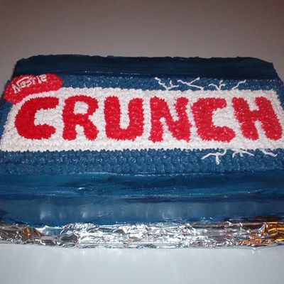 Crunch Bar Birthday Cake