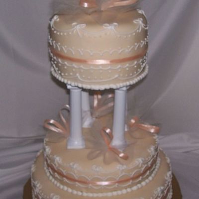 Ivory Wedding Cake