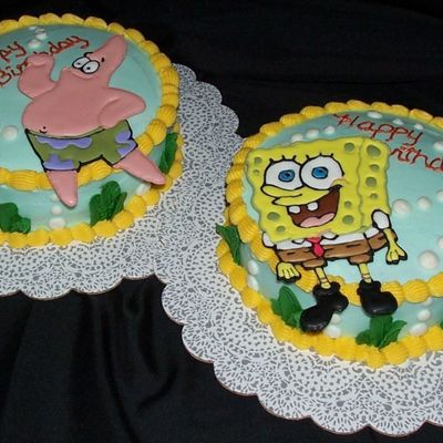 Spongebob And Patrick Cakes