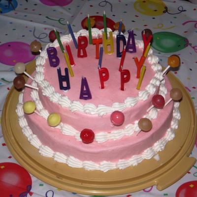 Lollipop Birthday Cake