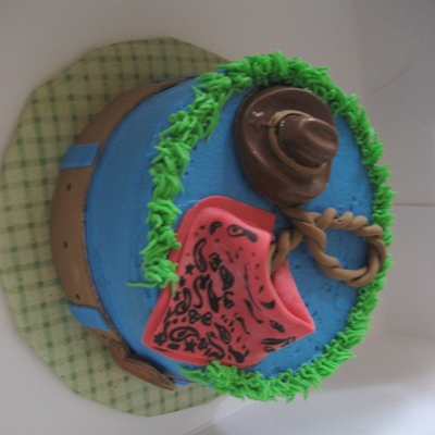 Cowboy Theme Cake