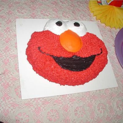 Elmo Birthday Cake