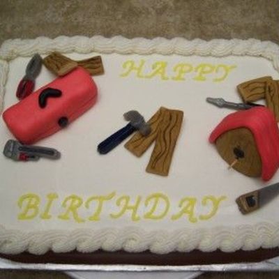 Woodworkers Birthday Cake