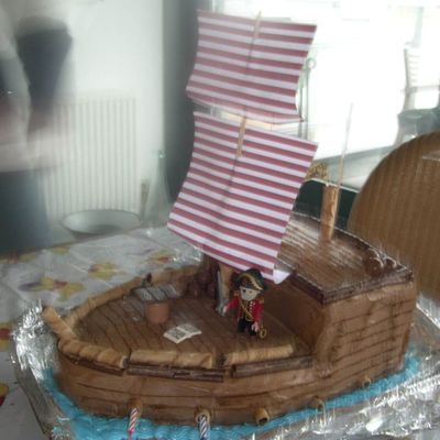 Pirate Ship Cake