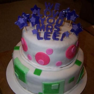 My First Fondant Cake!