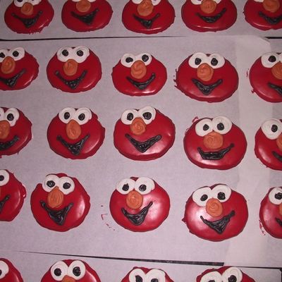 Elmo Cookies