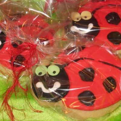Ladybug Cookies