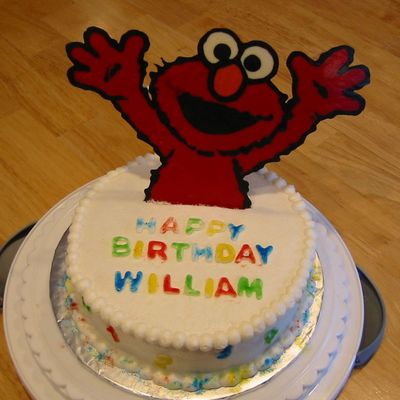 Elmo Birthday Cake