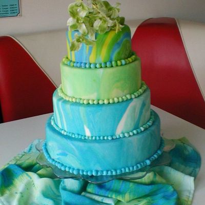 Funky Fondant Cake