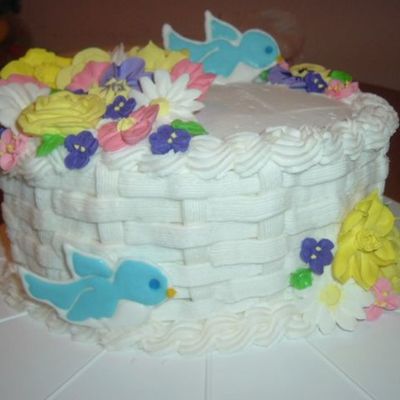 Basket Weave Cake
