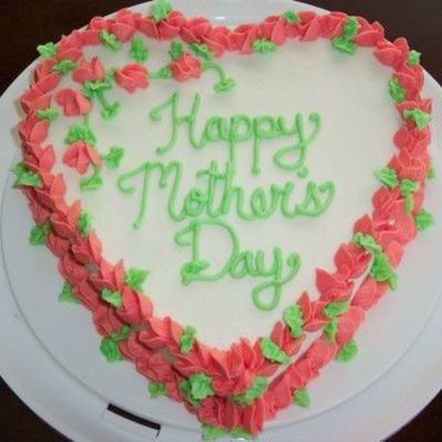 Heart Sweet Pea Cake