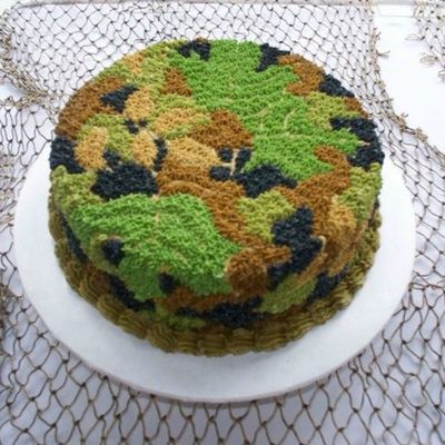 Camoflauge Cake