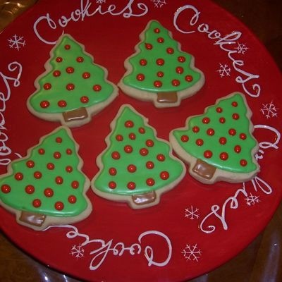 Christmas Tree Cookies