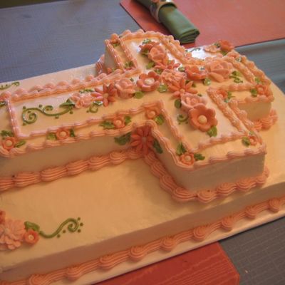 Baby Dedication Cake