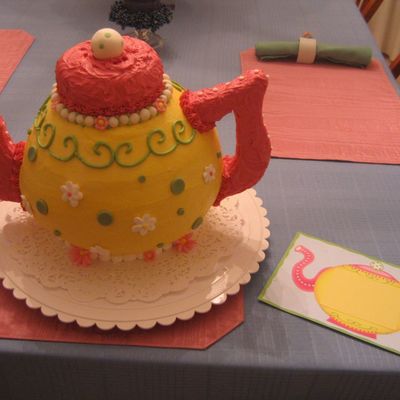 Birthday Teapot Cake
