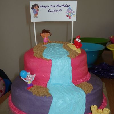 Dora Birthday Cake