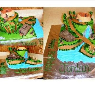 Military Birthday Cake