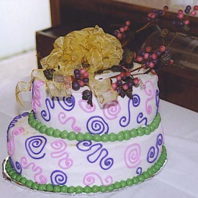 Non Traditional Wedding Cake