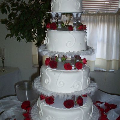 Mmf Covered W/real Red Roses