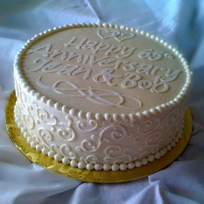 65Th Anniversary Cake