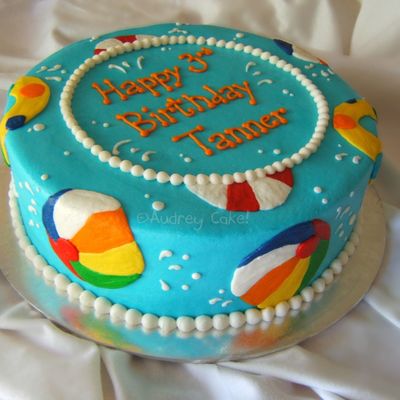 Beach Ball Cake