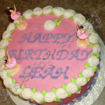 Ballerina 3Rd Birthday Cake