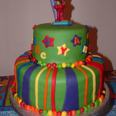 Elmo Birthday Cake