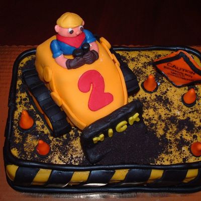 Bulldozer Cake