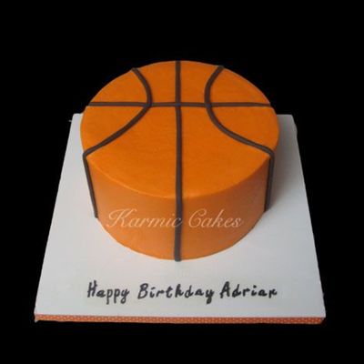 Adrian's Basketball Birthday Cake
