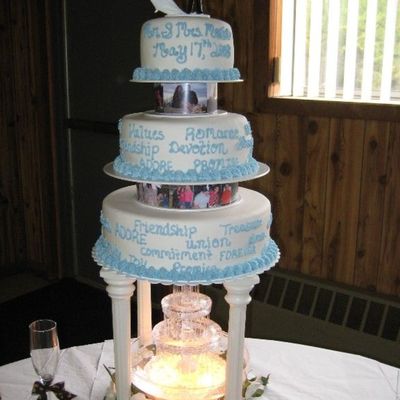 Words Wedding Cake