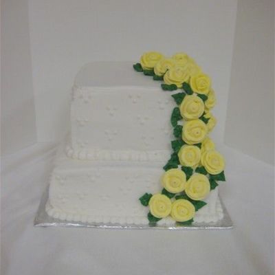Simple Wedding Cake