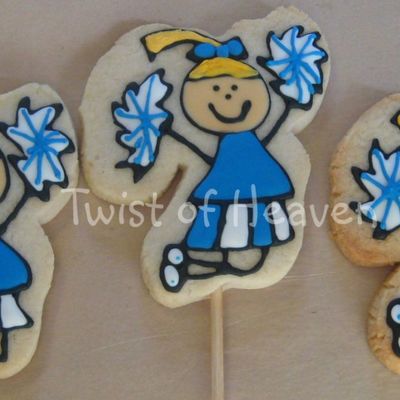 Cheerleader Cookies