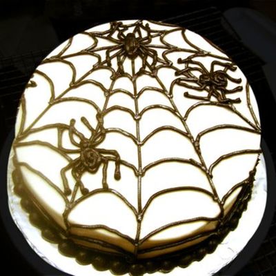 Spider Web Cake