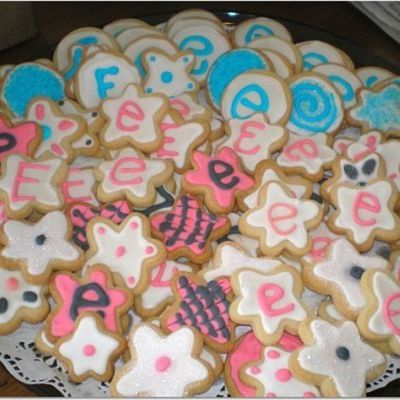 Pink & Blue Cookies