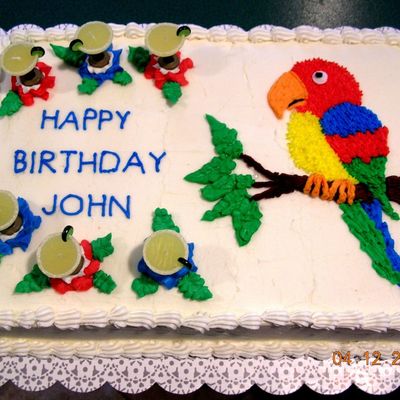 Margaritaville Birthday Cake