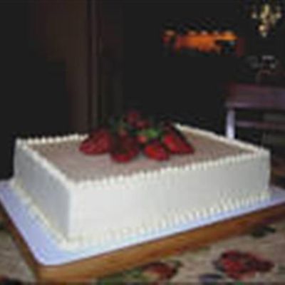 Strawberries And Cream Cake