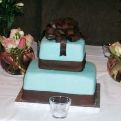 Square Wedding Cake