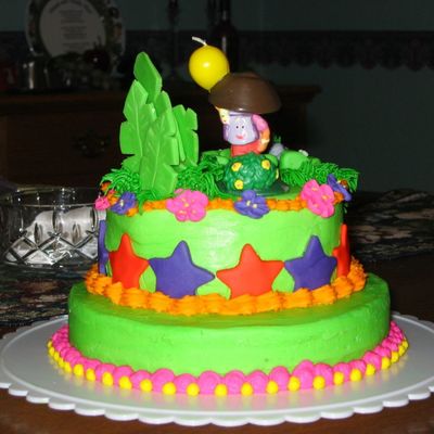 Dora 4Th Birthday - Rear