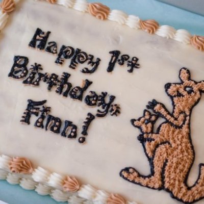 1St Birthday Kangaroo Cake