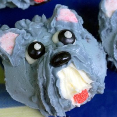 Schnauzer Cupcakes