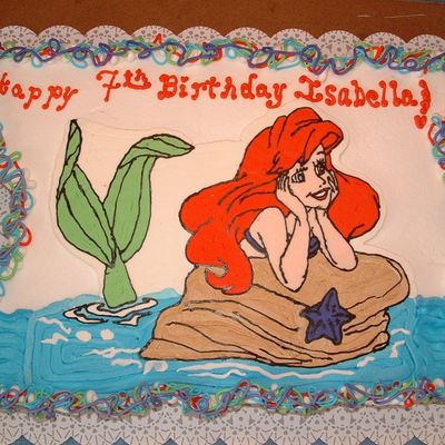 Little Mermaid Cupcake Cake