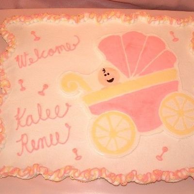 Baby Shower Cupcake Cake