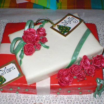 Mom's & Marc's Bday/ Christmas Cake