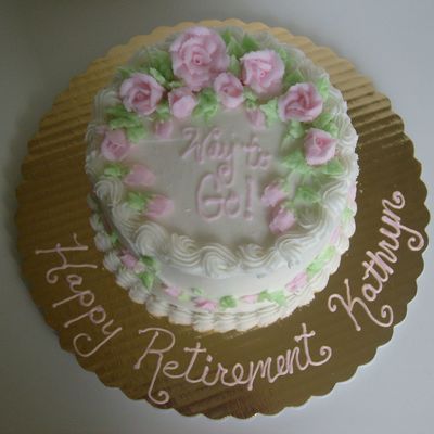Small Retirement Cake