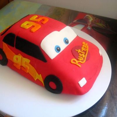 Lightning Mcqueen 2Nd Birthday Cake
