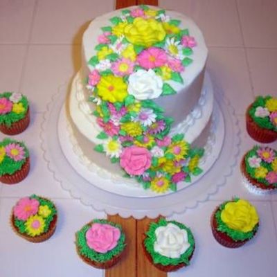 Summer Wedding Cake