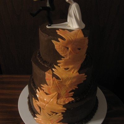 Autumn Wedding Cake