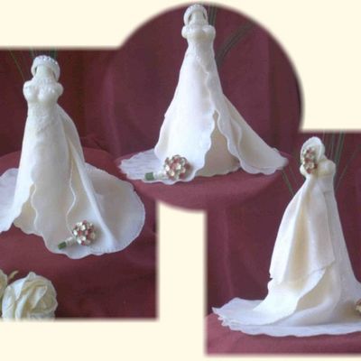Mini Fondant Wedding Dress
