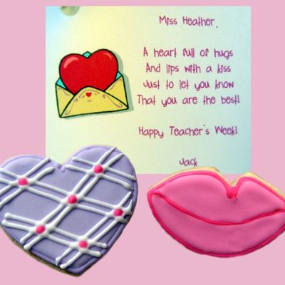 Hugs And Kisses For Teacher