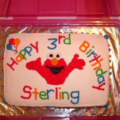 Sterlings Elmo Cake